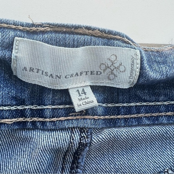 Artisan Crafted stretch Jean shorts Size 14 - Picture 3 of 10